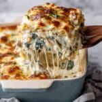 White Lasagna with Spinach and Italian Sausage Recipe