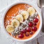 Mango Cranberry Banana Smoothie Bowl Recipe