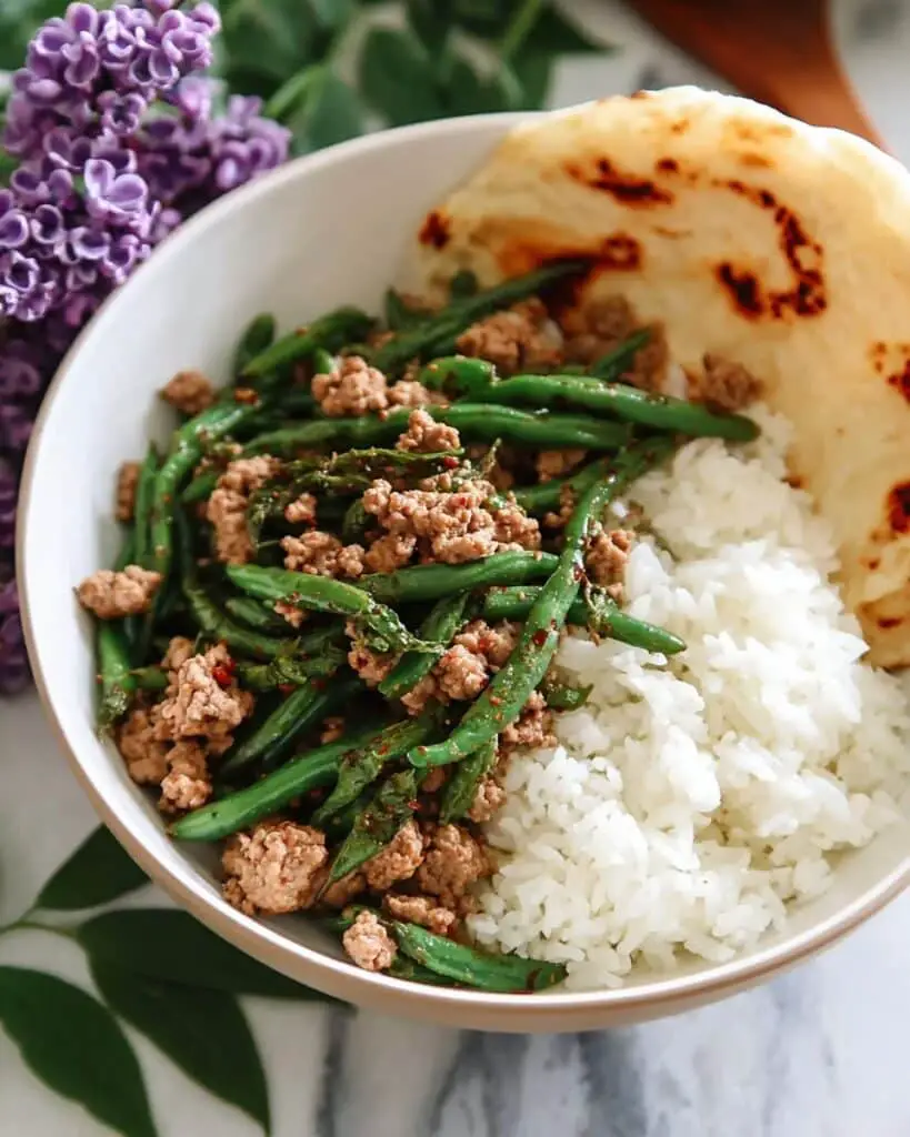 Thai-Style Ground Turkey and Green Beans Recipe