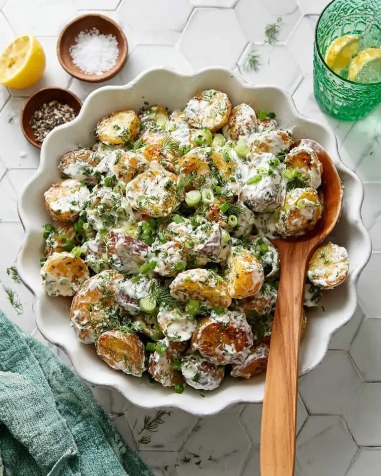 Crispy Smashed Potato Salad Recipe