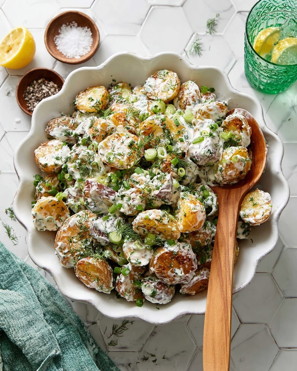 Crispy Smashed Potato Salad Recipe