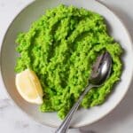 Mashed Peas with Fresh Basil Recipe