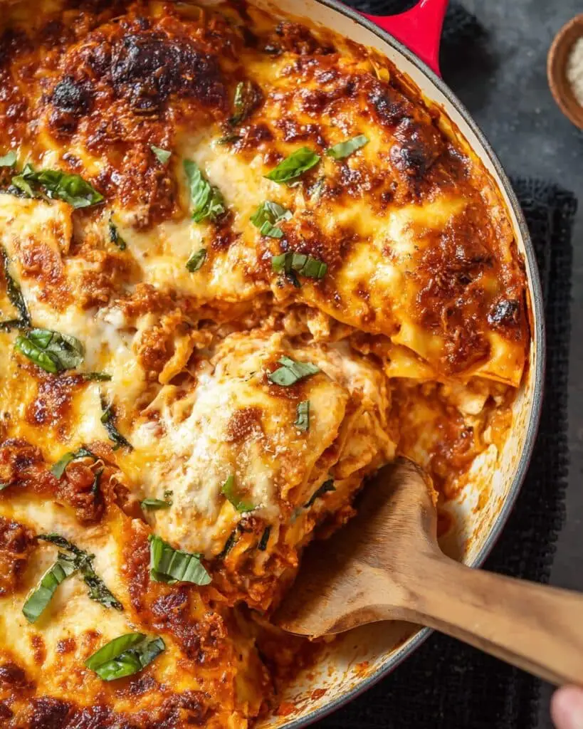 Dutch Oven Lasagna Recipe