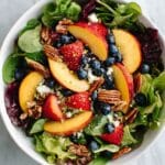 Summer Fruit Salad with Peach Dressing Recipe
