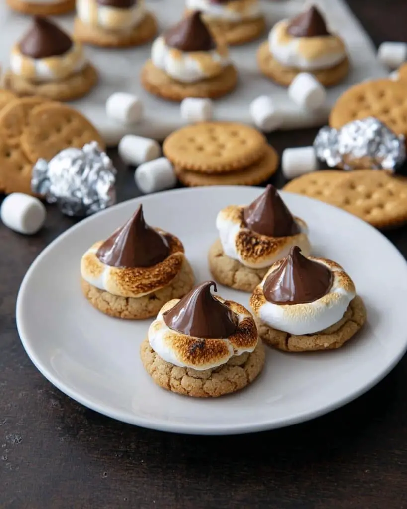 Easy Hershey Kiss S’mores Cookies Recipe