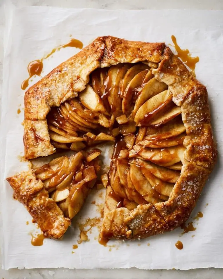 Simple Caramel Apple Galette {Rustic & Delicious} Recipe