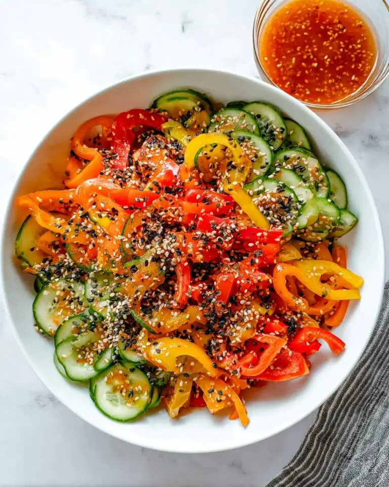 Viral Cucumber Pepper Salad Recipe