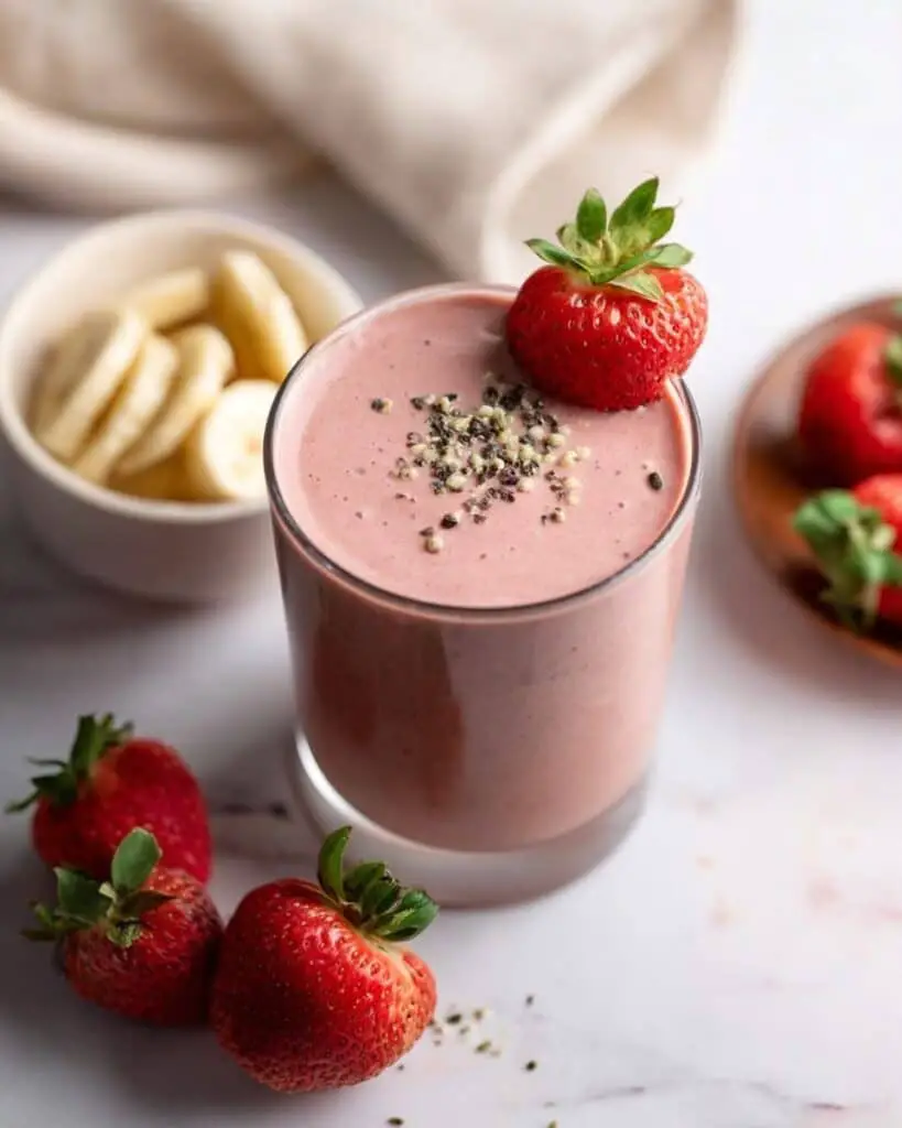 Chocolate Strawberry Banana Smoothie Recipe