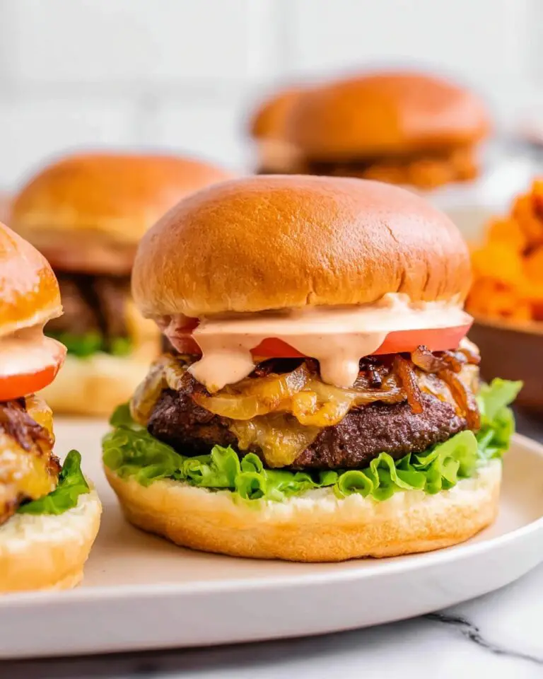 Juicy Bison Burgers Recipe