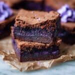 Fudgy Ube Brownies Recipe