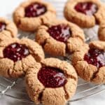 Gluten-Free Raspberry Thumbprint Cookies Recipe