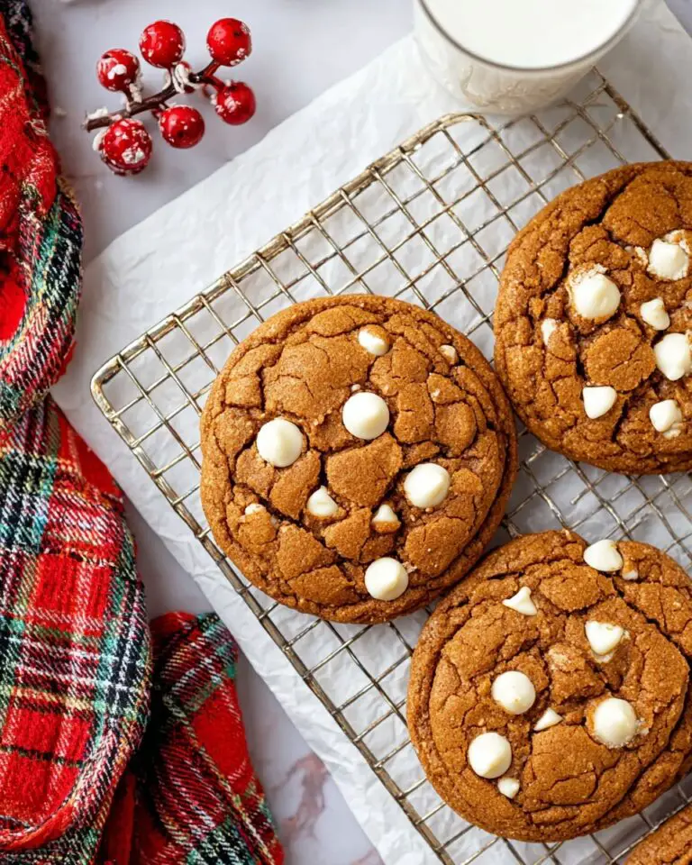 Bakery Gingerbread White Chocolate Cookies Recipe