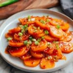 Easy Vegan Tteokbokki (Spicy Korean Rice Cakes) Recipe
