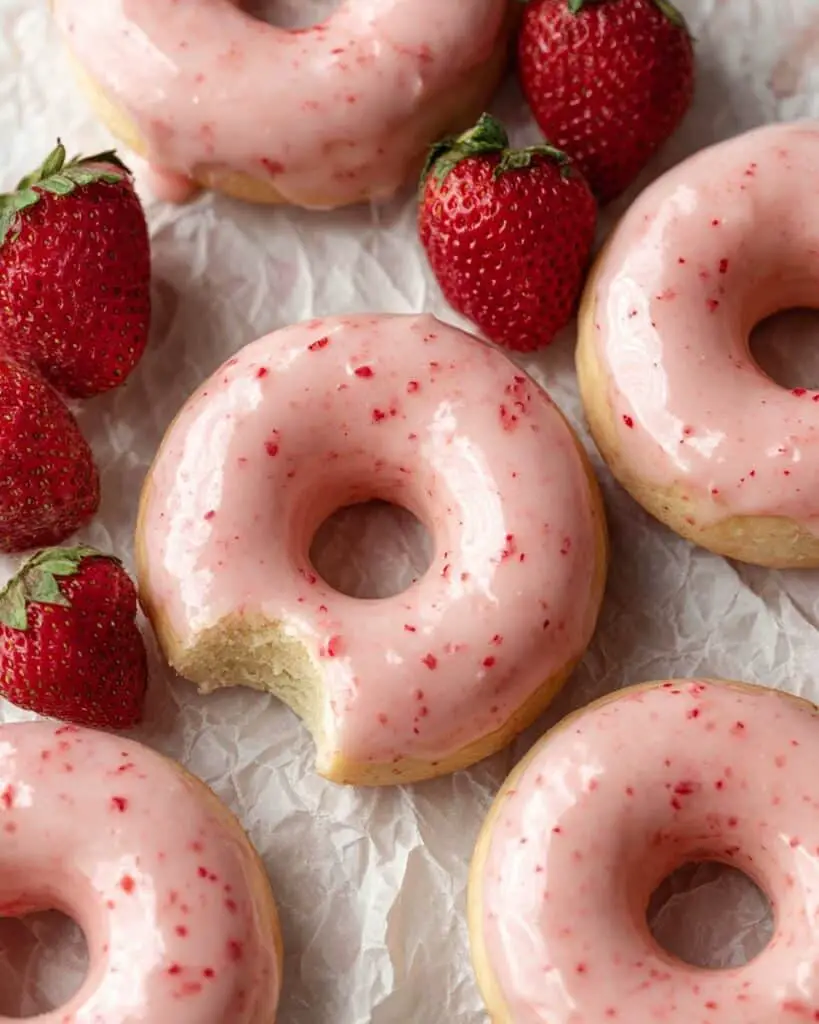 Strawberry Glazed Donuts Recipe