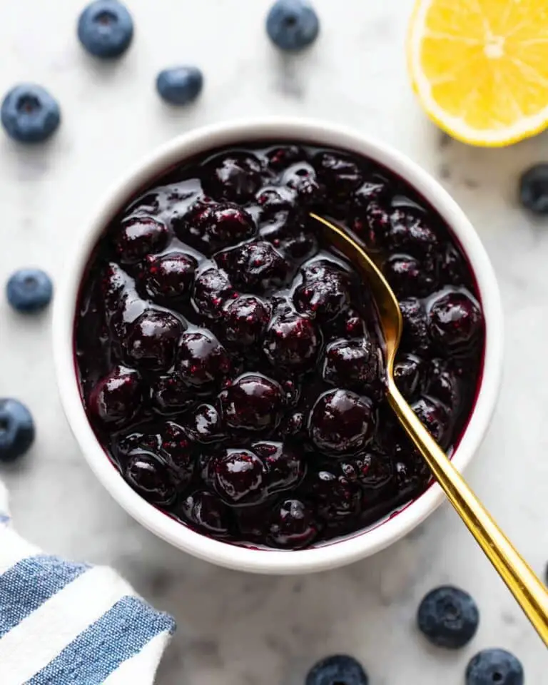 Homemade Blueberry Syrup Recipe