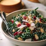 The Ultimate Kale Salad with Tahini Lemon Dressing Recipe