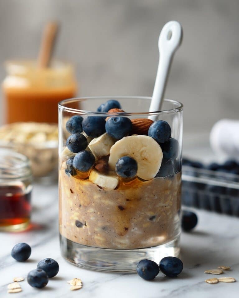 Maple French Toast Vegan Overnight Oats Recipe