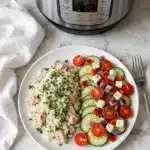 Greek Instant Pot Chicken and Rice Recipe