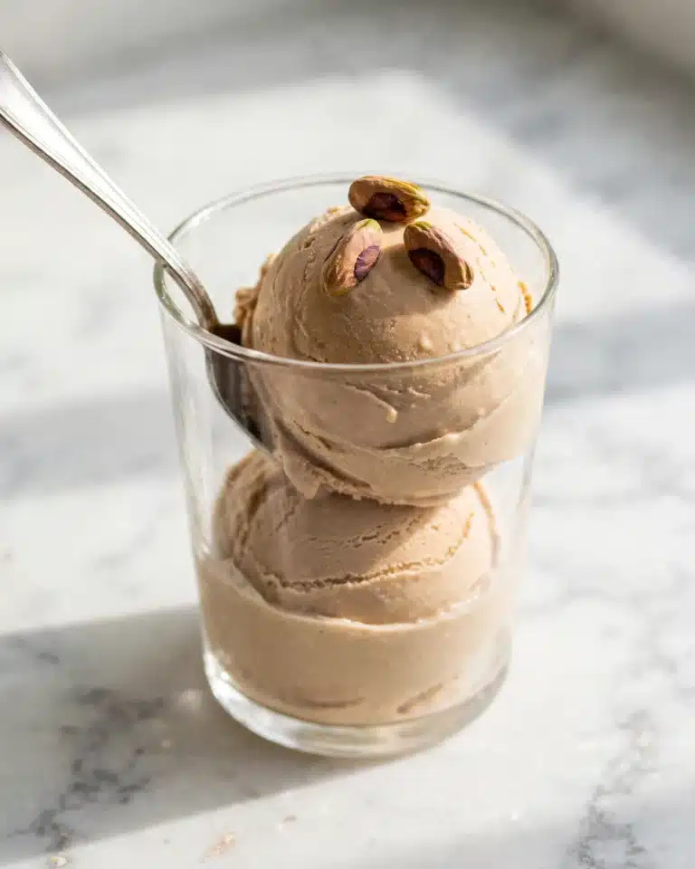 Vegan Pistachio Ice Cream (No Coconut Milk or Cashews) Recipe