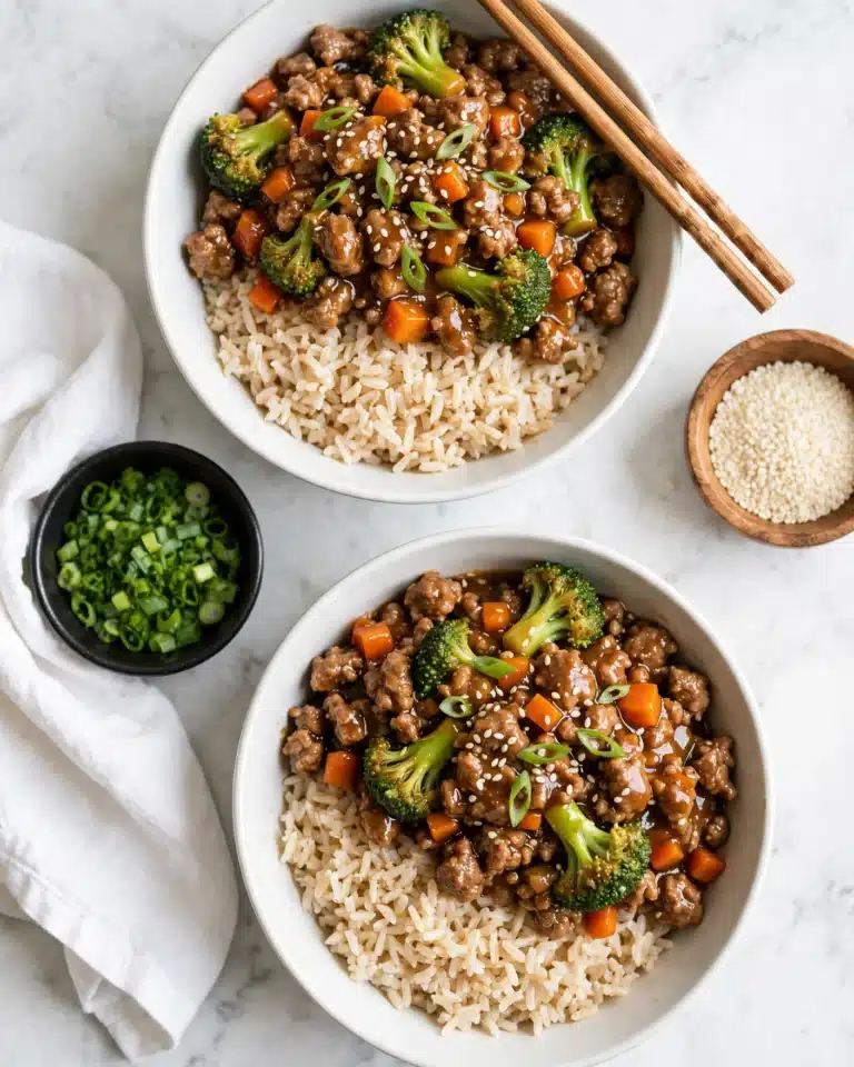Teriyaki Turkey Rice Bowl Recipe