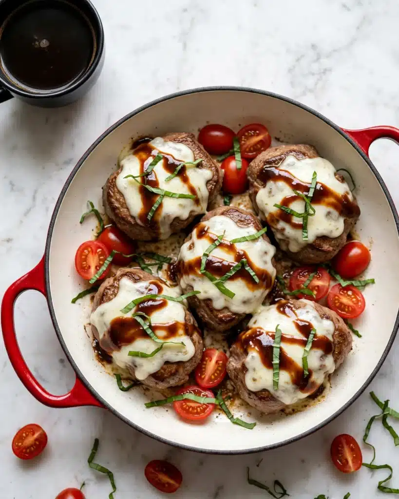 Balsamic Glazed Caprese Chicken Recipe