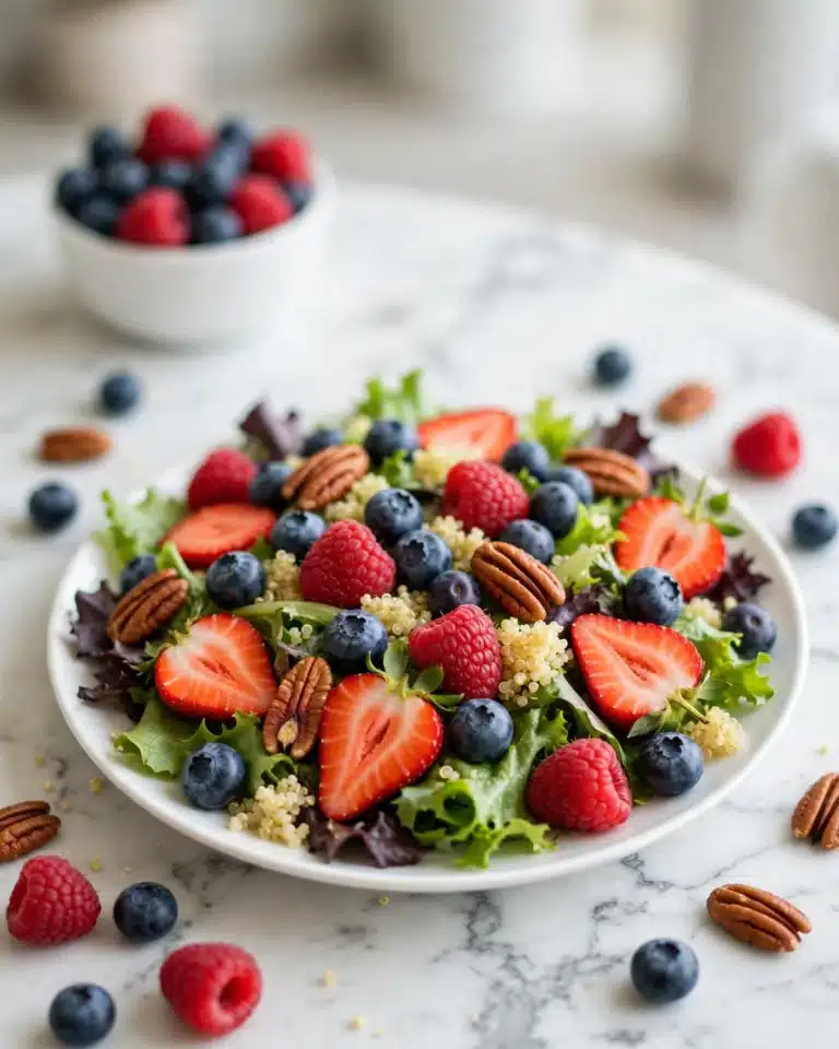 Berry Quinoa Salad with Berry Vinaigrette Recipe