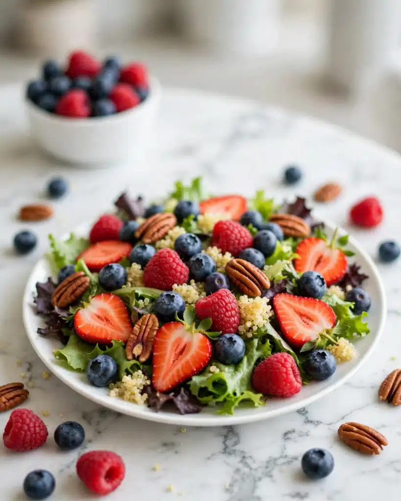 Berry Quinoa Salad with Berry Vinaigrette Recipe
