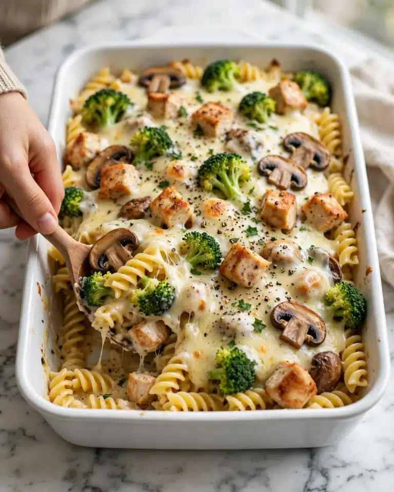 Healthier Broccoli Chicken Casserole Recipe