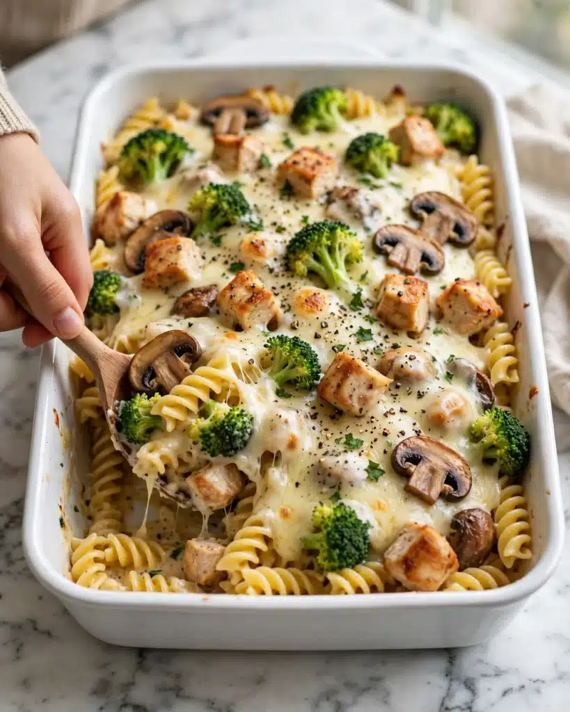 Healthier Broccoli Chicken Casserole Recipe