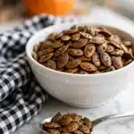 Chewy Roasted Pumpkin Seeds with Seasoned Crunch Recipe