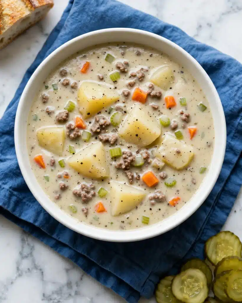 Cheeseburger Soup from Taste of Home Recipe