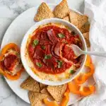 Quick Baked Cottage Cheese Pizza Bowl Dip Recipe