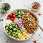 Greek Chicken Bowls with Tzatziki and Veggies Recipe