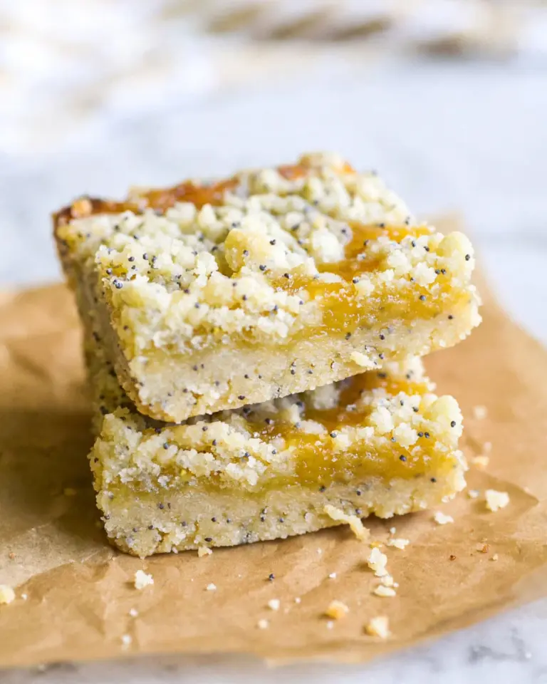Lemon Poppy Seed Bars Recipe