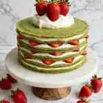 Matcha Mille Crepe Cake Recipe