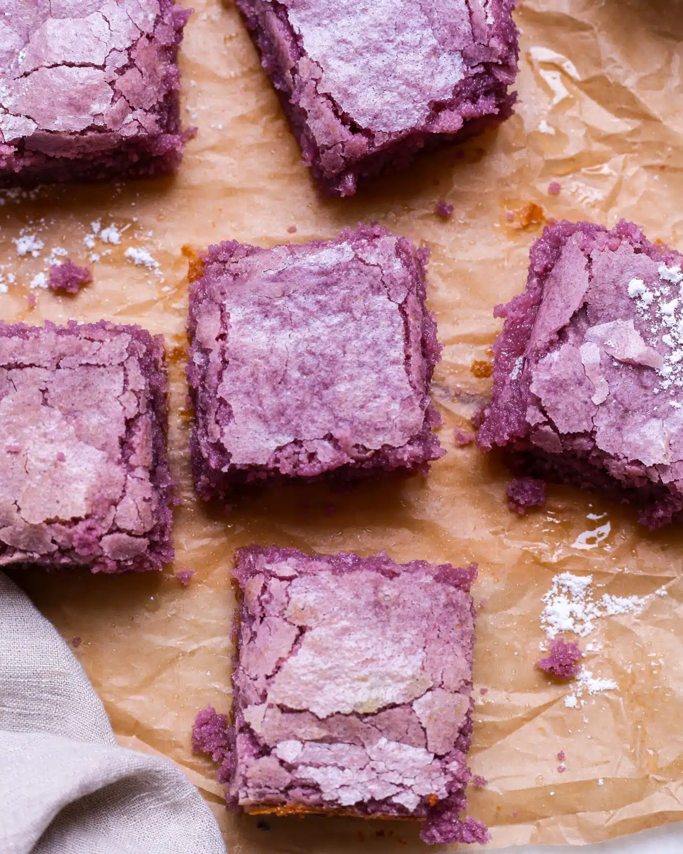 Ube White Chocolate Brownies Recipe