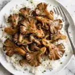 Sauteed Oyster Mushrooms with Soy-Balsamic Glaze Recipe