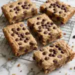 High-Protein Chocolate Chip Cake Bars Recipe
