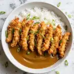 Japanese Chicken Katsu Curry with Crispy Breaded Chicken and Rich Curry Sauce Recipe