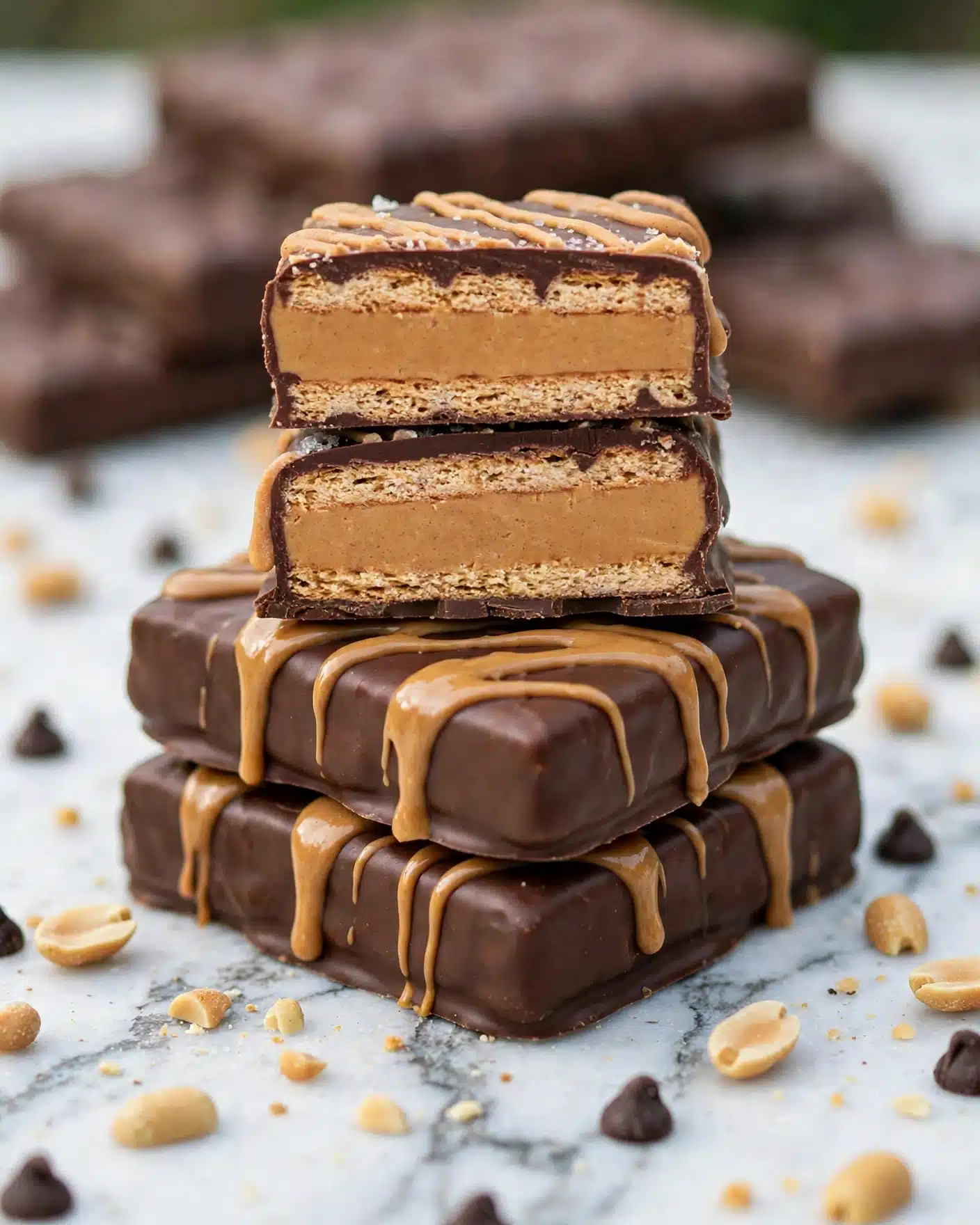 Buckeye Graham Crackers: Chocolate-Dipped Peanut Butter Treats Recipe