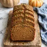 Chocolate Chip Pumpkin Bread with Pumpkin Seed Topping Recipe