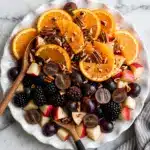 Fall Fruit Salad with Cinnamon Citrus Dressing and Toasted Pecans Recipe