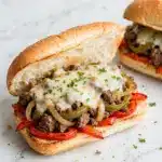 Philly Cheesesteak Recipe with Peppers and Onions Recipe