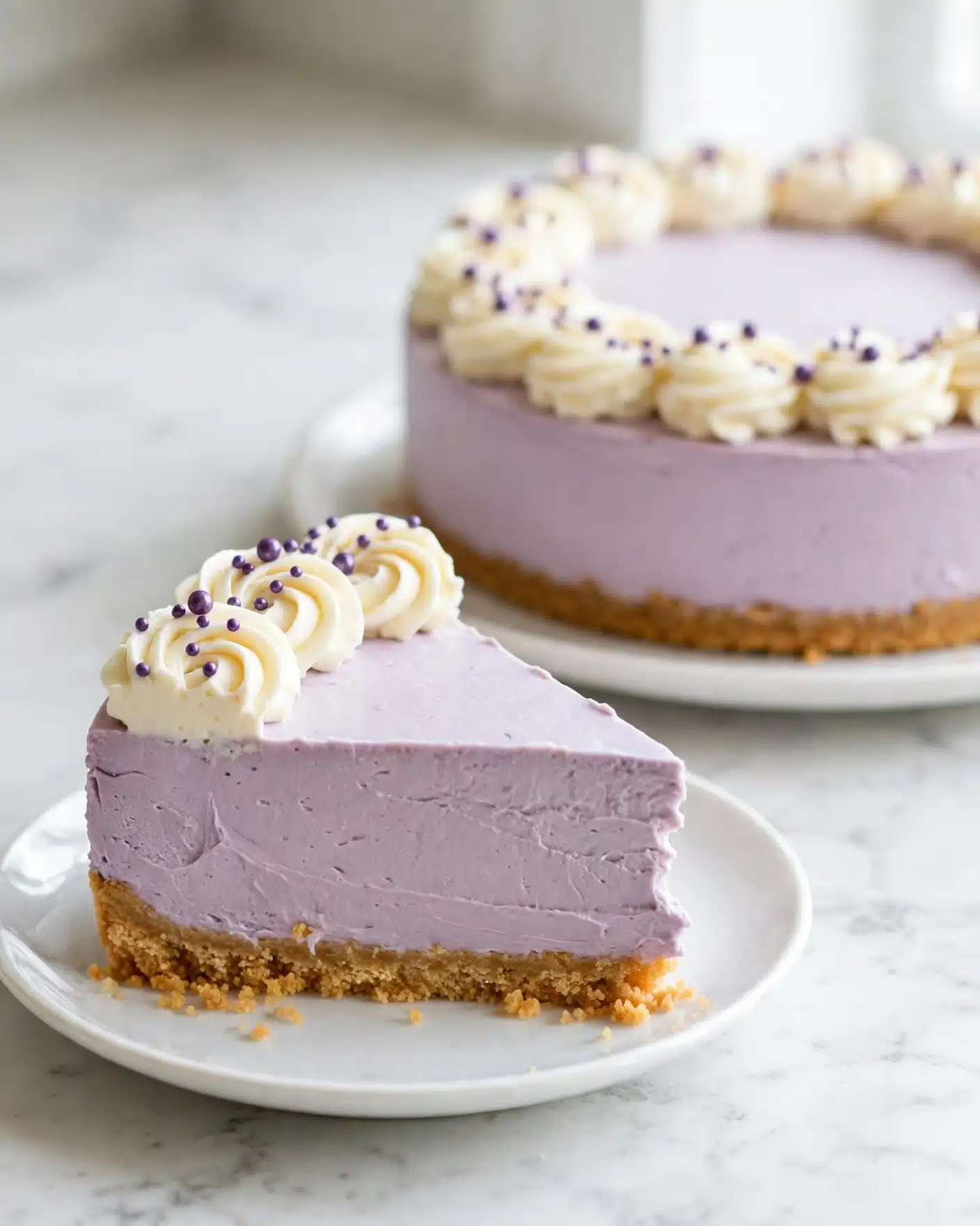 Vanilla Lavender Cheesecake Recipe